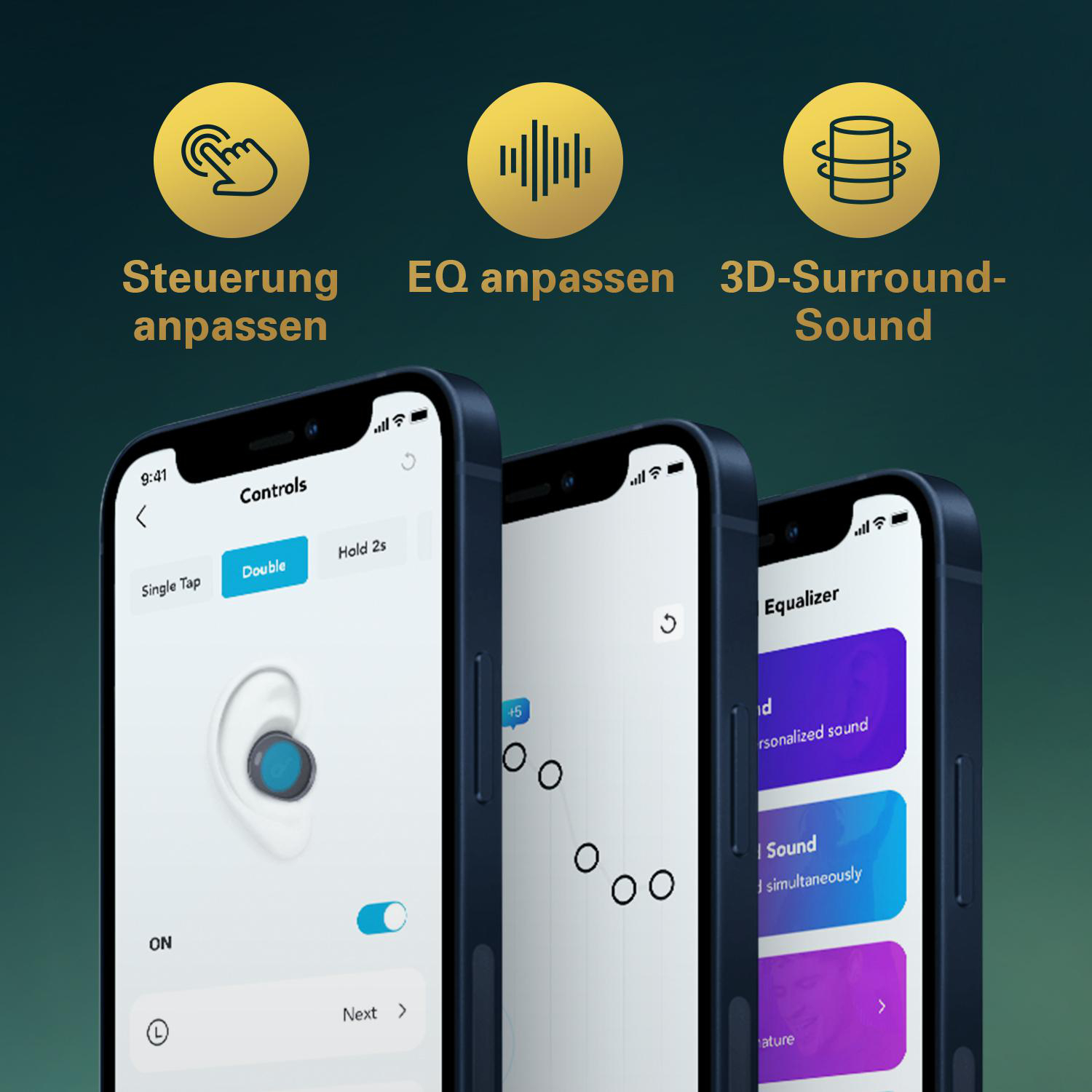 SOUNDCORE BY ANKER Soundcore Liberty 3 Pro, In-ear Kopfhörer Bluetooth Schwarz