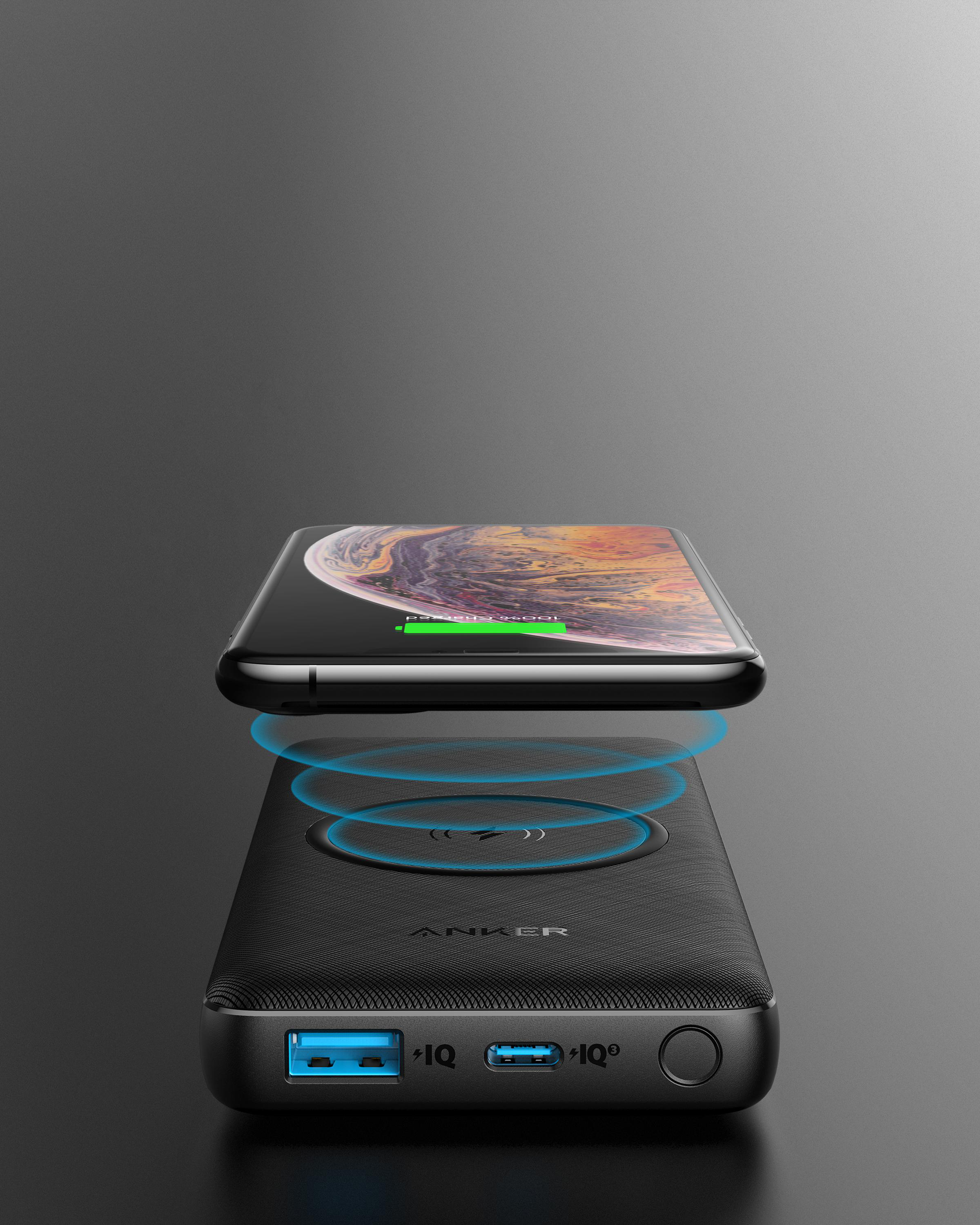 ANKER PowerCore III Wireless Powerbank 10000 mAh Schwarz