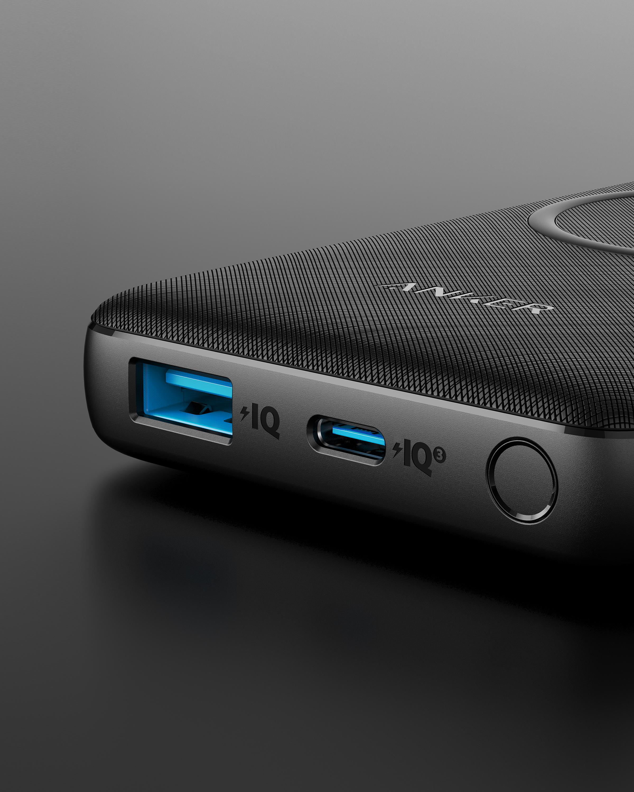 ANKER PowerCore III Wireless Powerbank 10000 mAh Schwarz