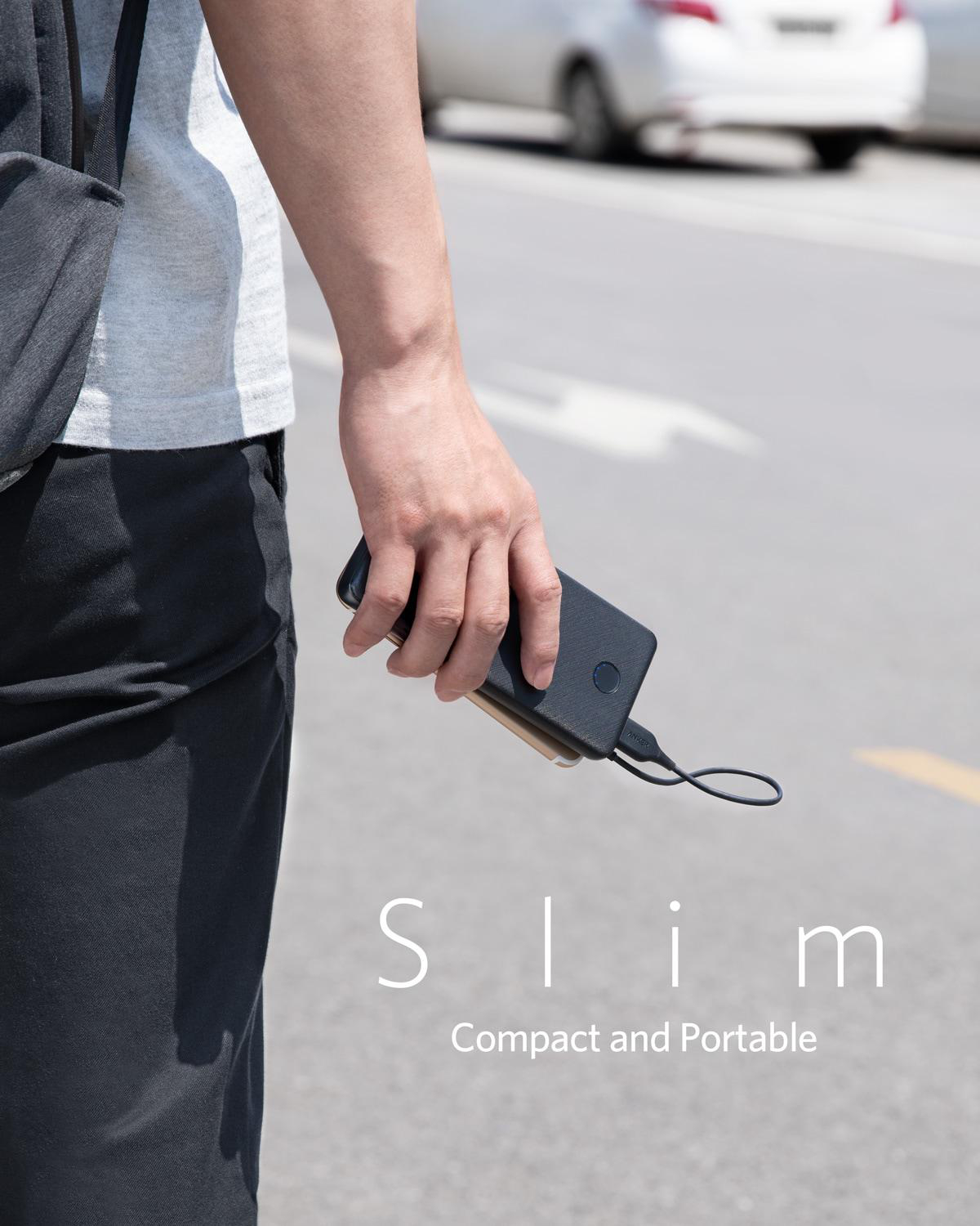 ANKER PowerCore Metro Slim 10000 Powerbank 10000 mAh Schwarz