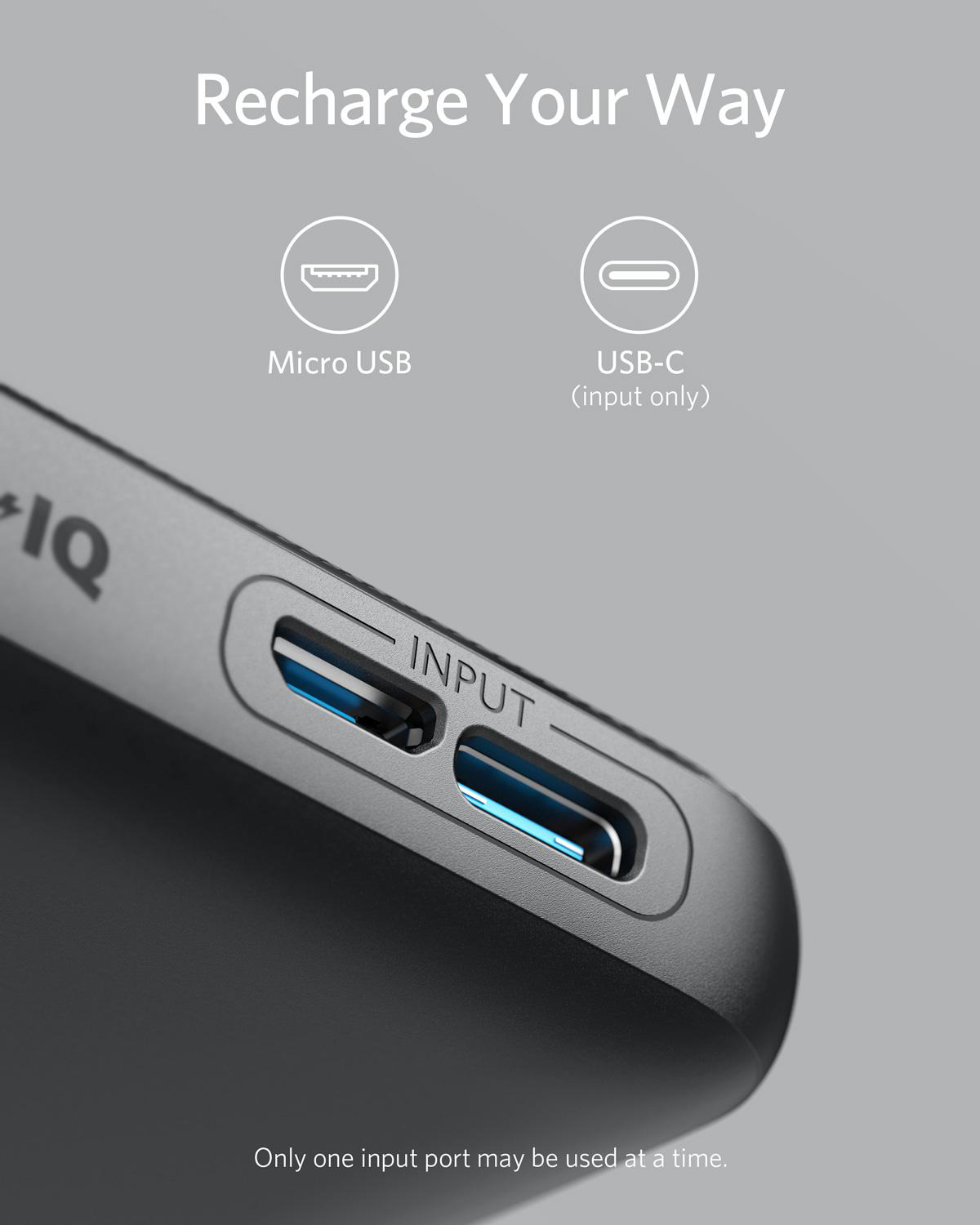 ANKER PowerCore Metro Slim 10000 Powerbank 10000 mAh Schwarz