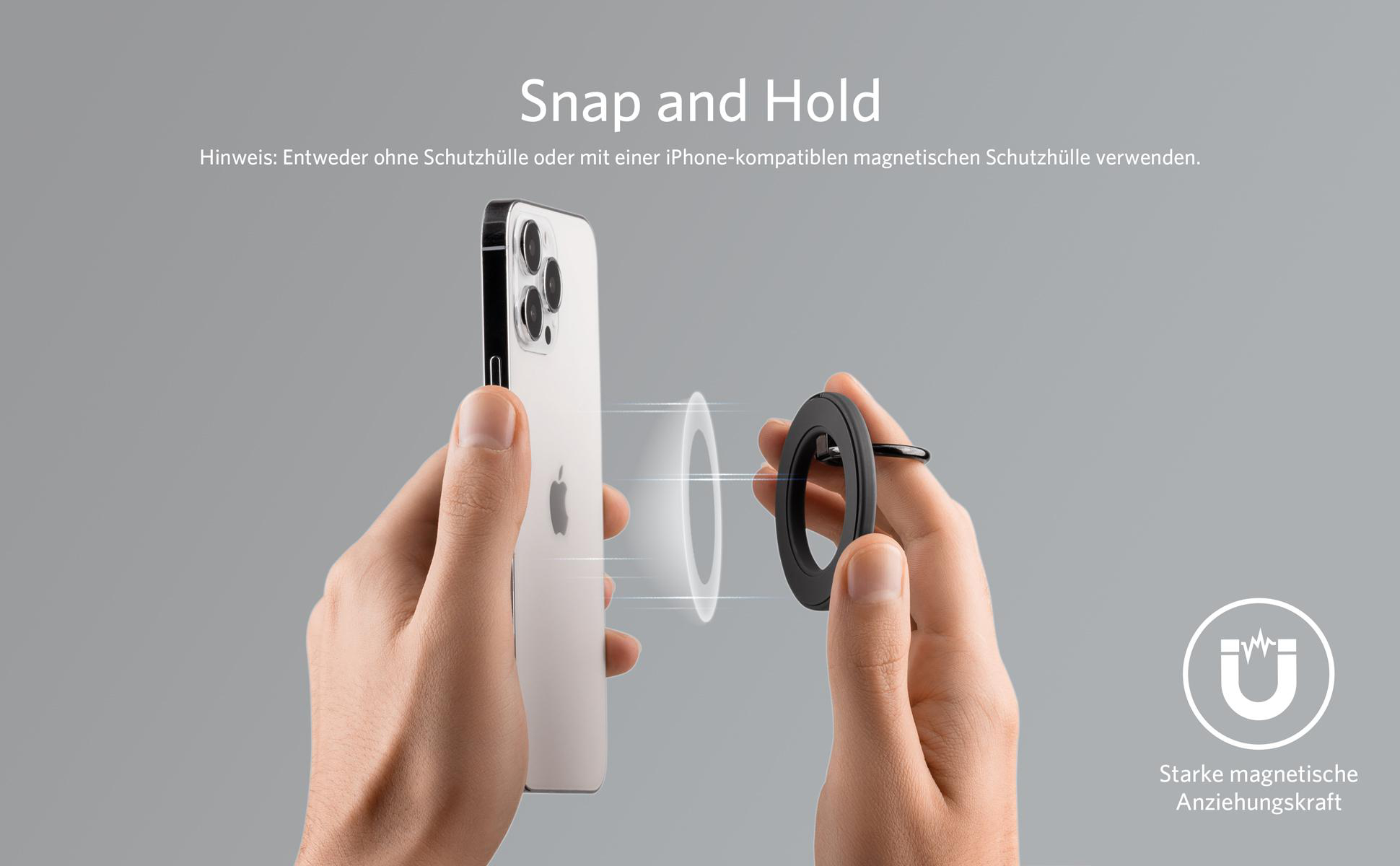ANKER 610 MagGo Haltering/Ständer, Interstellar Gray