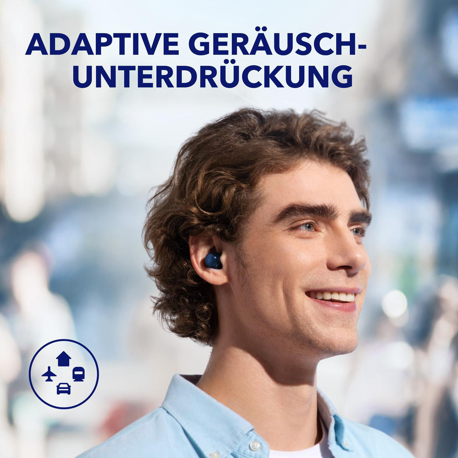 SOUNDCORE BY ANKER Soundcore Space A40 mit Mikrofon True Wireless, In-ear Kopfhörer Bluetooth Blue