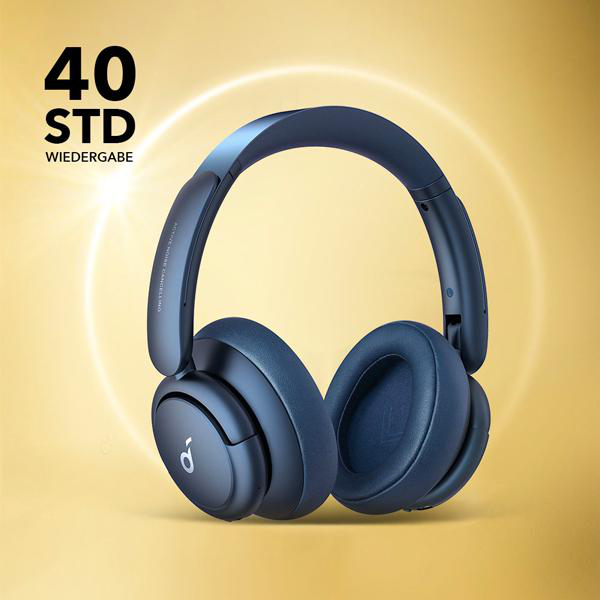 SOUNDCORE BY ANKER Soundcore Life Q35, Over-ear Kopfhörer Bluetooth Blau