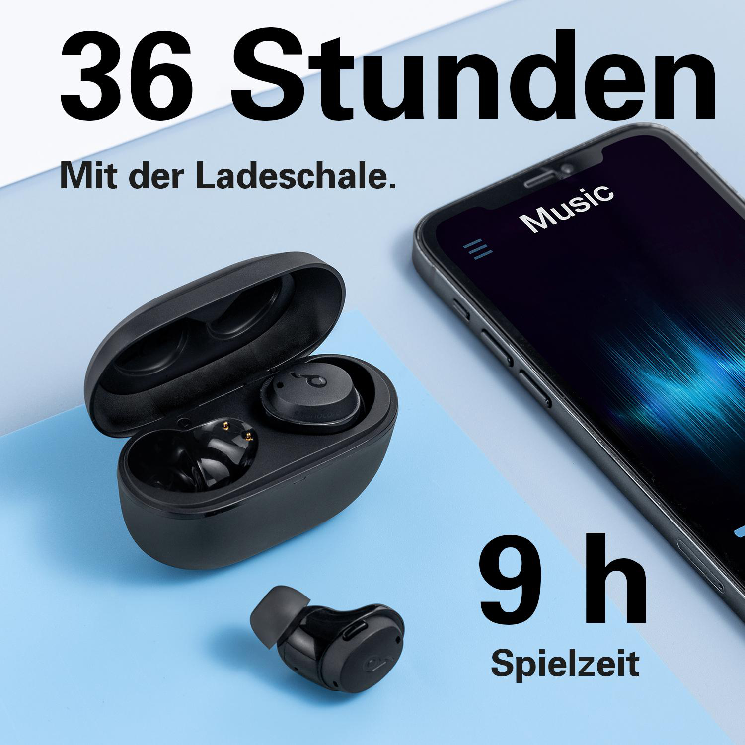 Kopfhörer Soundcore Dot ANKER Life 3I, In-ear BY SOUNDCORE Bluetooth Schwarz