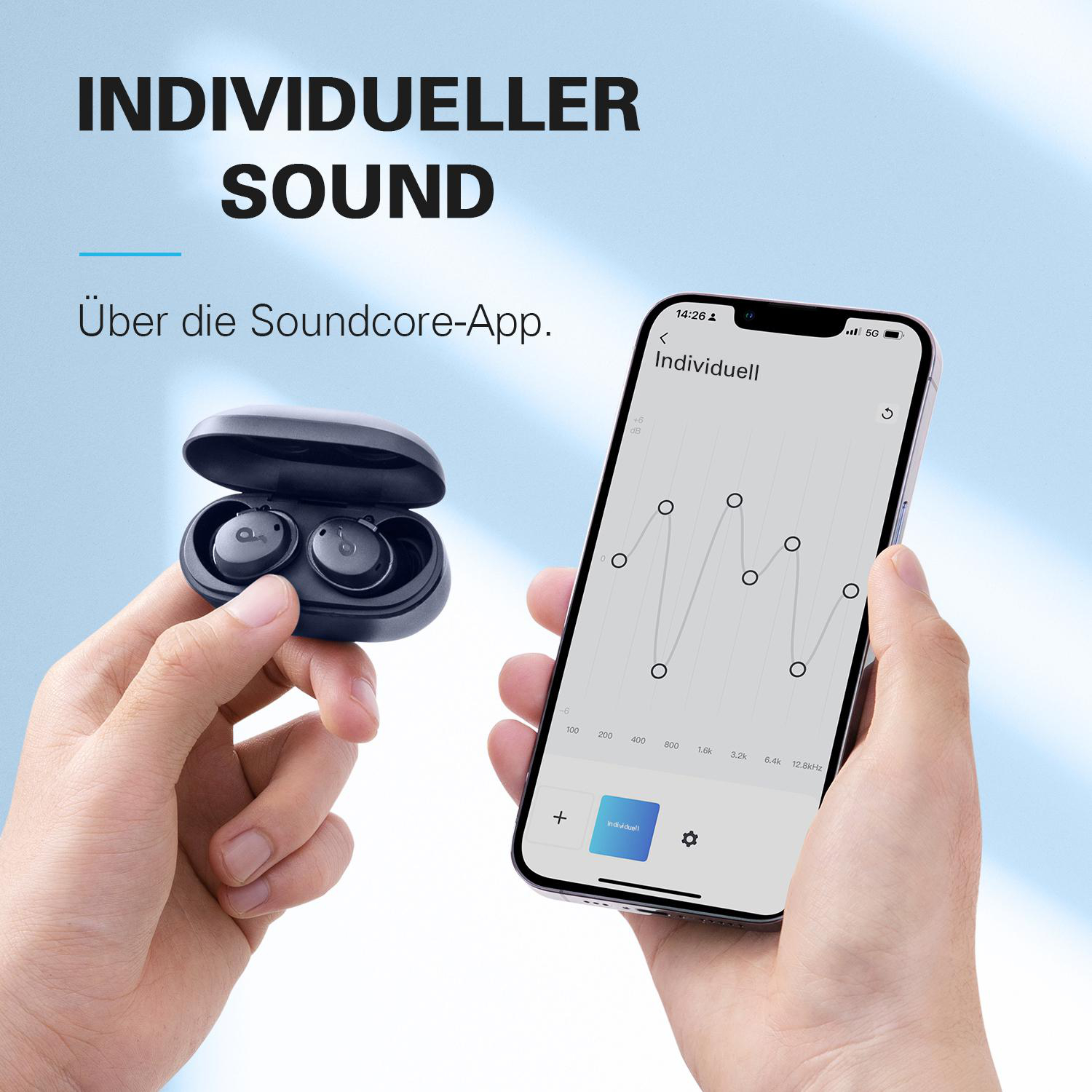 SOUNDCORE BY ANKER Soundcore Life Dot 3I, In-ear Kopfhörer Bluetooth Blau