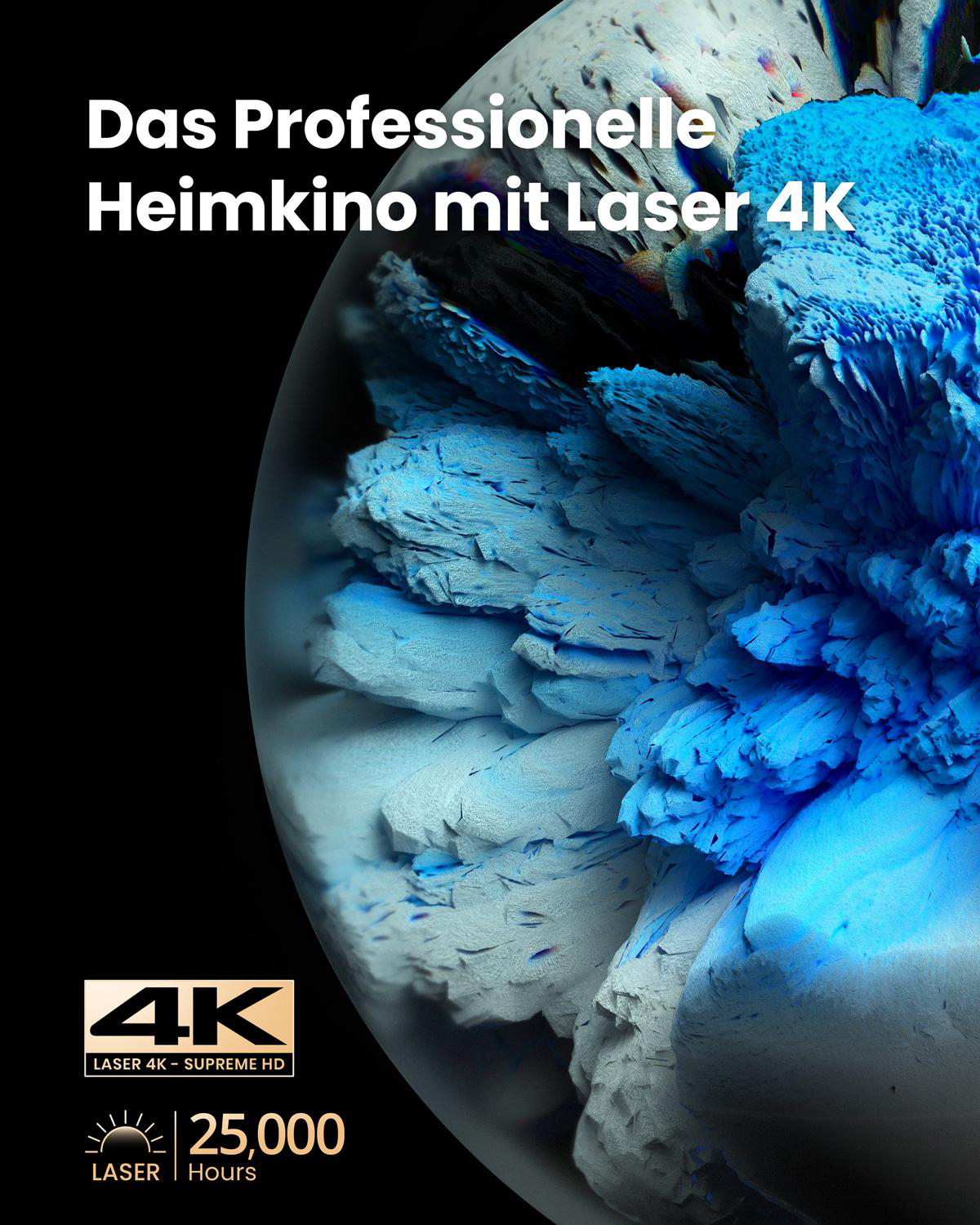 ANKER Nebula Cosmos Beamer(UHD 4K, 900 Lumen, WLAN)
