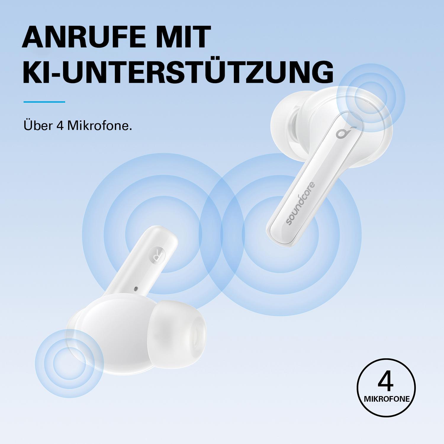Soundcore ANKER In-ear Kopfhörer SOUNDCORE Note Life Bluetooth 3i, BY Weiß