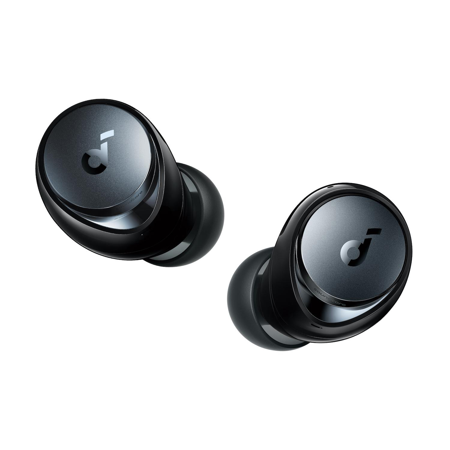 SOUNDCORE ANKER A40 Black Wireless, True Bluetooth In-ear Soundcore BY Kopfhörer Space Mikrofon mit