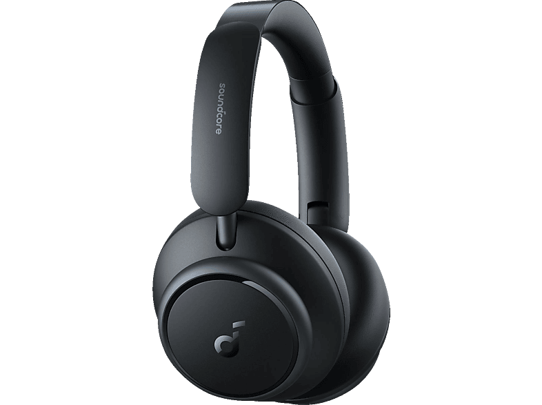 Soundcore BY ANKER Kopfhörer mit Over-ear Kopfhörer Q45 Space | Bluetooth SOUNDCORE MediaMarkt Mikrofon, Schwarz Schwarz