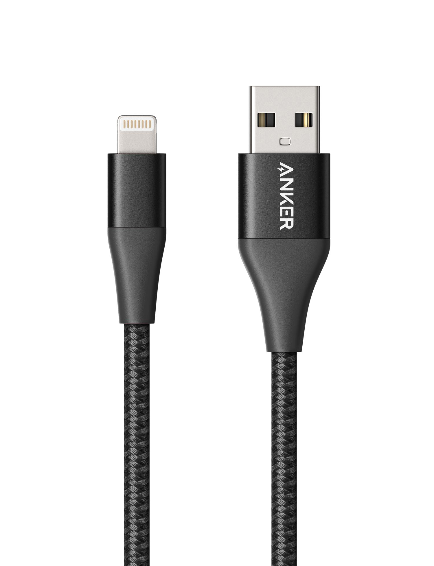 ANKER Powerline+ II, Lightning-Kabel, 0,9 m, Schwarz