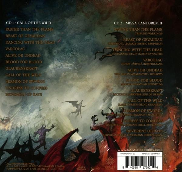 Album borítója démoni figurákkal, szöveggel és zöld-sárga háttérrel.