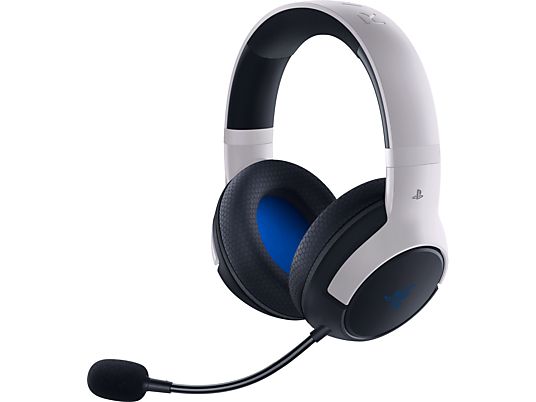 RAZER Kaira HyperSpeed Wireless (PlayStation 5) - Gaming-Headset, Weiss/Schwarz/Blau