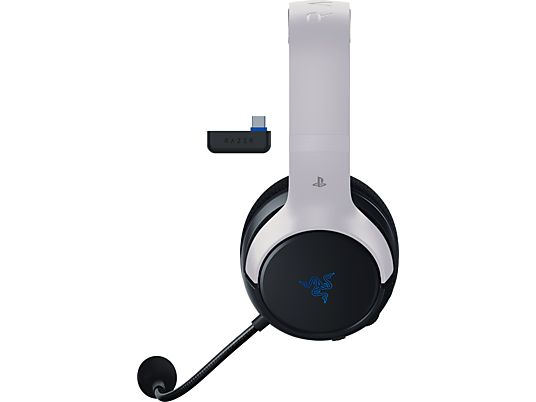 RAZER Kaira HyperSpeed Wireless (PlayStation 5) - Gaming-Headset, Weiss/Schwarz/Blau