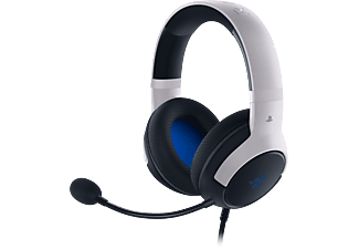 RAZER Kaira X (PlayStation 5) - Cuffie da gaming, Bianco/Nero/Blu