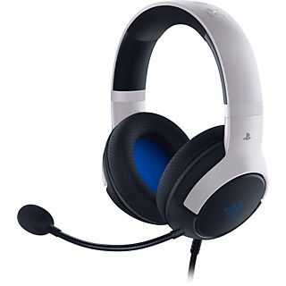 RAZER Kaira X (PlayStation 5) - Casque de jeu, Blanc/Noir/Bleu