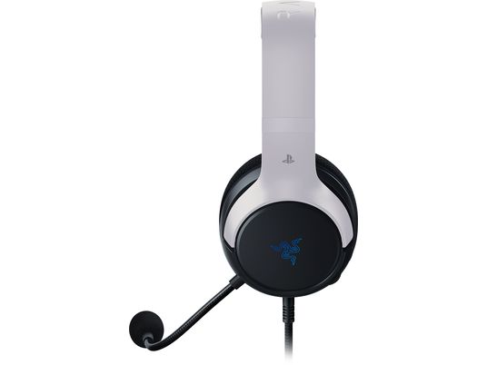 RAZER Kaira X (PlayStation 5) - Gaming-Headset, Weiss/Schwarz/Blau