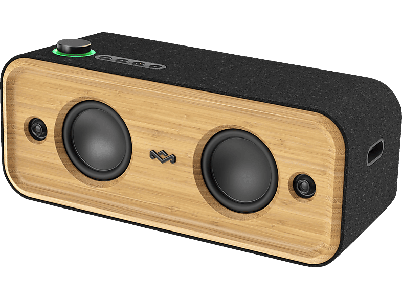 HOUSE OF MARLEY Get Together 2 XL BluetoothLautsprecher, Holz/Schwarz Bluetooth Lautsprecher