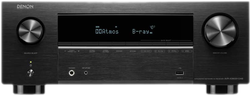 DENON Amplificateur home cinéma 7.2 canaux 8K (AVRX2800HDABBKE2)