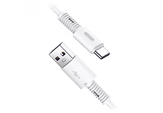 JOYROOM S-M406 Thread USB Type-C 5A 1M adatkábel, fehér