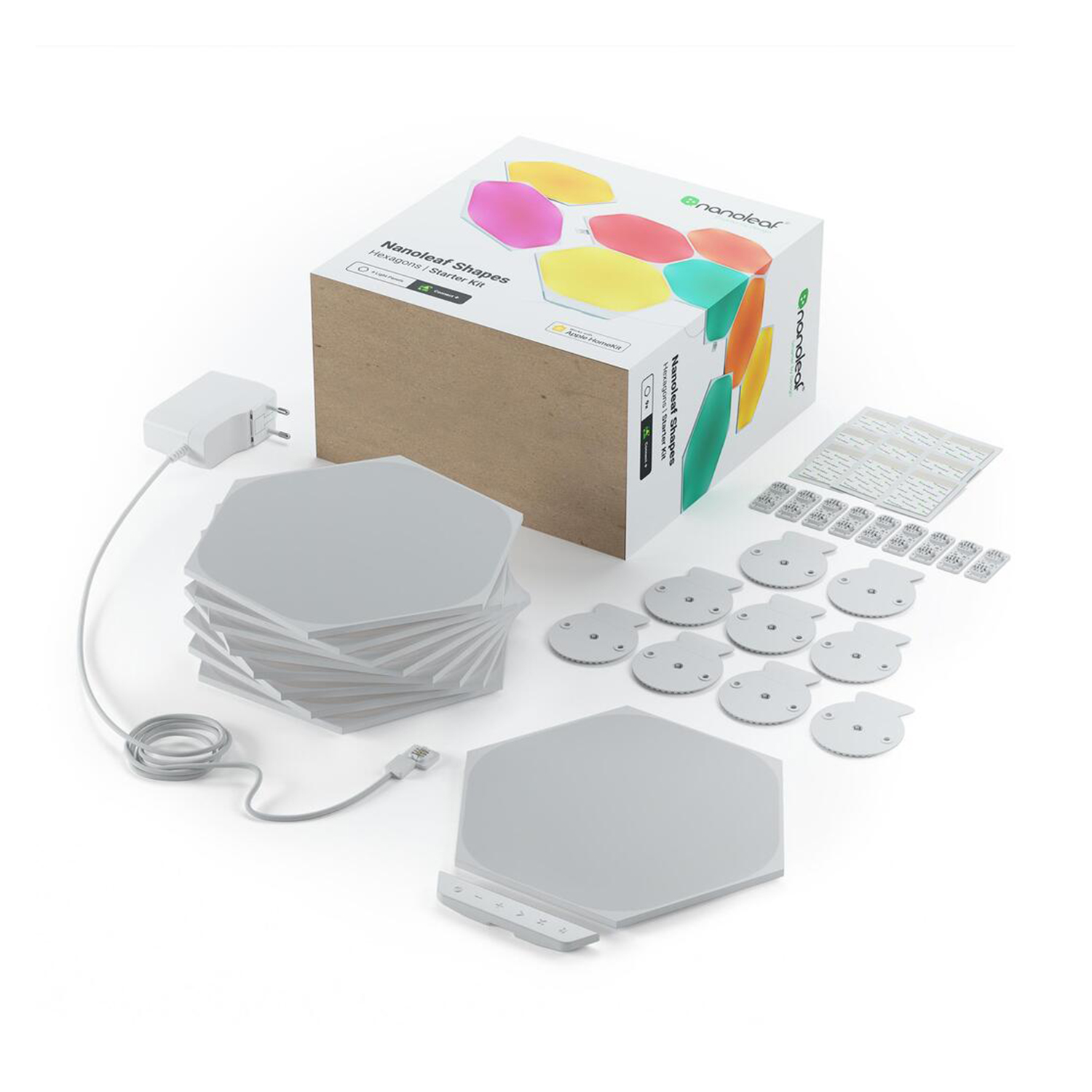 Pannelli Luminosi Nanoleaf Shapes Hexagons 9 Light