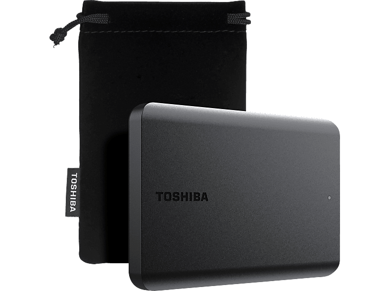 HDD, Zoll, extern, 1 2,5 TOSHIBA Festplatte, Basics Externe TB Canvio Schwarz