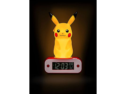 Teknofun Pokemon - Pikachu Licht - Wecker - Gelb-unica Teknofun Pokemon - Pikachu Licht - Wecker - Gelb-unica