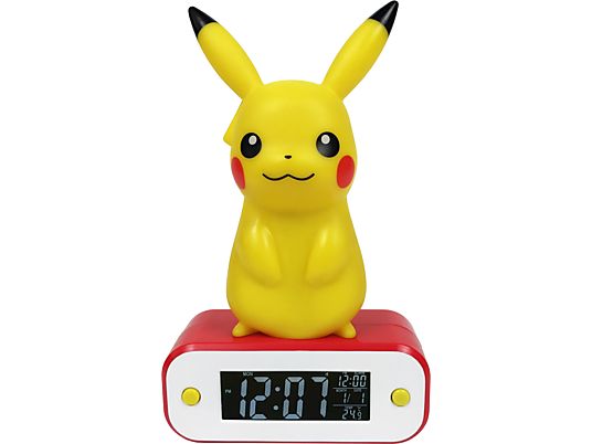 TEKNOFUN Pokémon - Pikachu - Réveil numérique (Jaune/rouge/blanc)