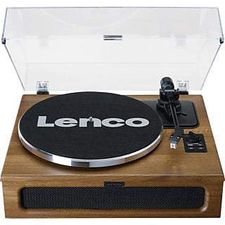 LENCO LS-410WA - Plattenspieler (Braun)