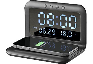 CELLULARLINE Smart Clock Wireless - Wecker (Schwarz)
