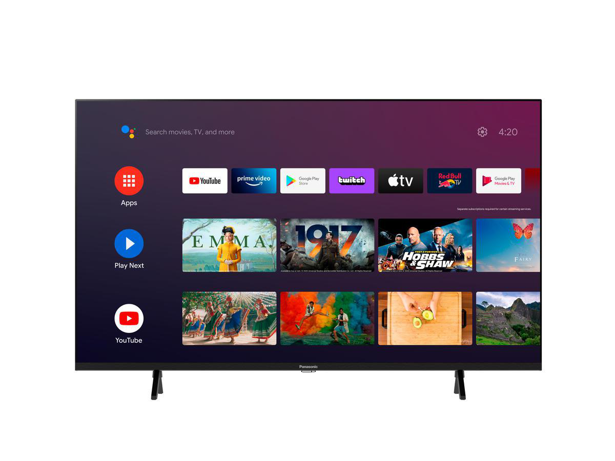 TV, LED Android TX-43LXW834 108 PANASONIC / Zoll cm, 43 HDR (Flat, SMART 4K, TV) TV