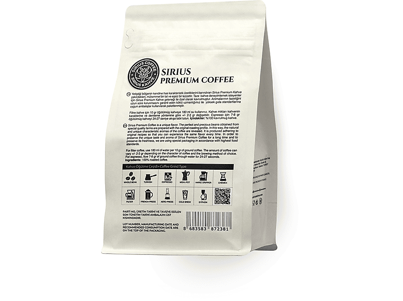 SIRIUS House Blend 250G  Filtre Kahve_1