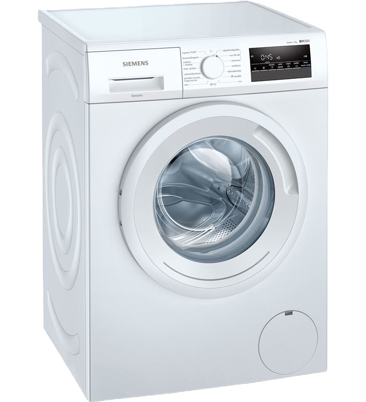 Lavadora carga frontal - Siemens WM12N269ES, 8 Kg, 1200 rpm, A+++ -10%, Blanco