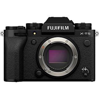 FUJIFILM X-T5 Systemkamera Gehäuse, 40.2MP, APS-C, 6.2K30p, 15B/s, OLED Sucher, 3 Zoll Touch LCD, Schwarz