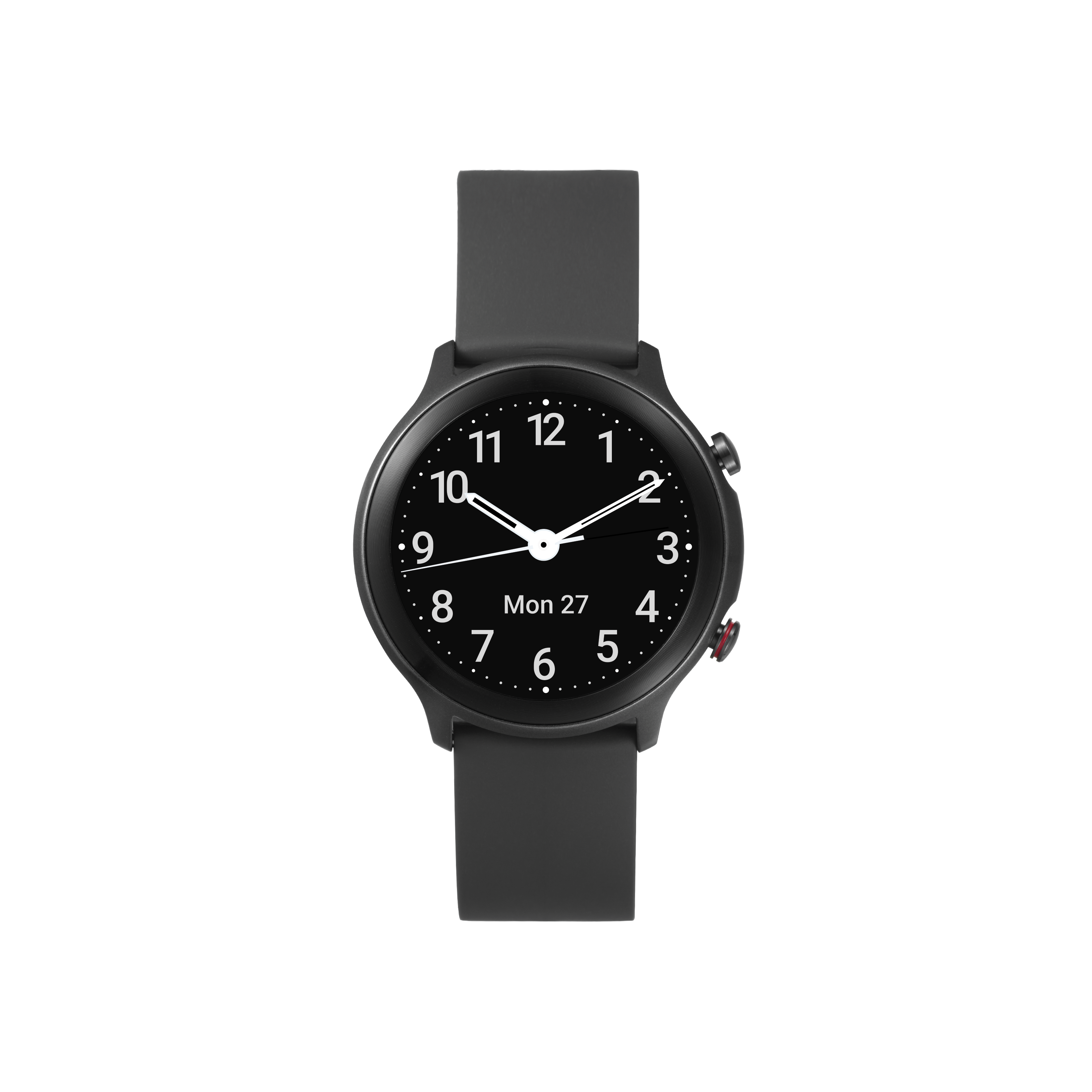 Metall Plastik TPU/Silikon Metallschnalle, k.A., Schwarz Schwarz Smartwach DORO mit / Watch