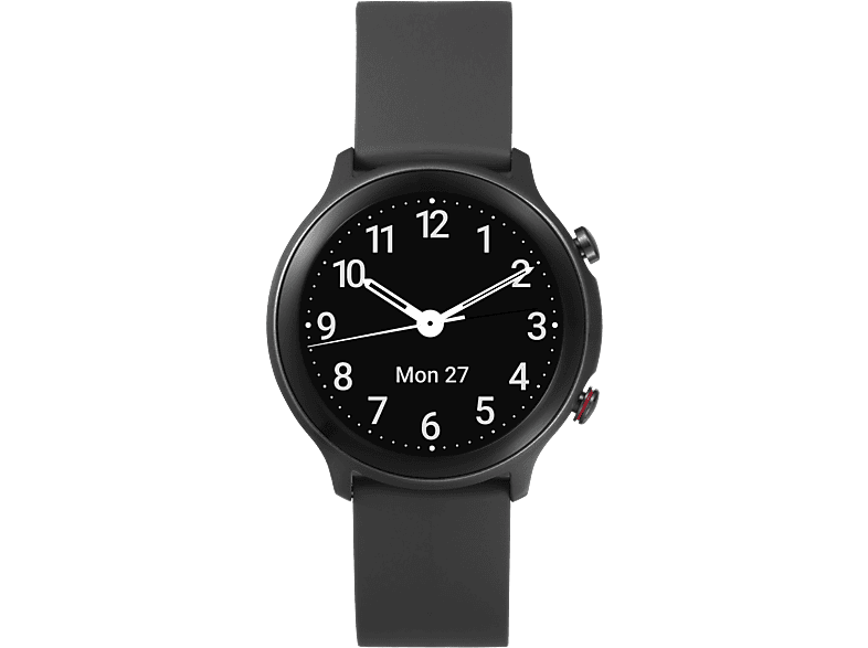 DORO Watch Schwarz Smartwatch Metall / Plastik TPU/Silikon mit Metallschnalle, k.A., Schwarz