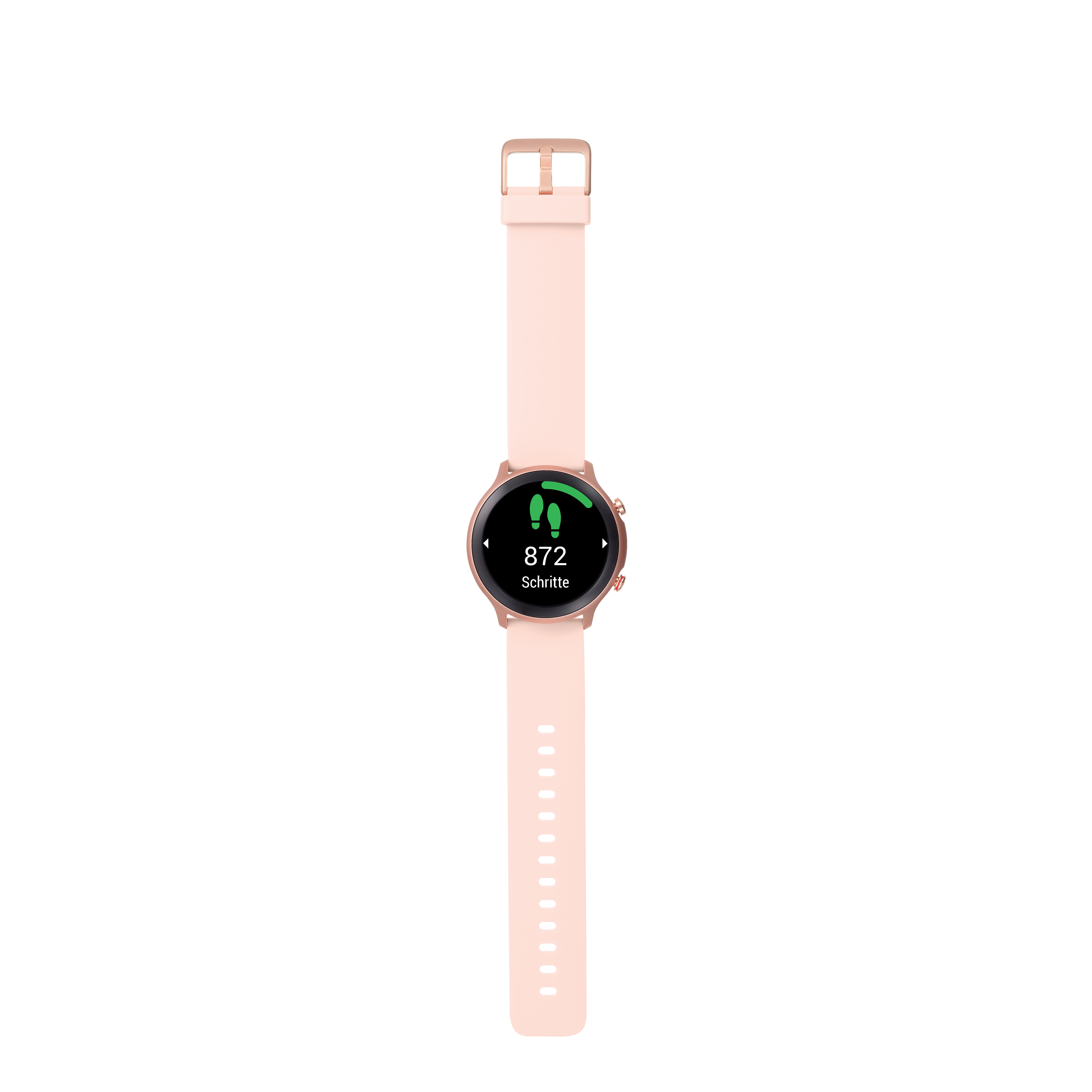 DORO Watch Pink Smartwach k.A., Metall / Pink Plastik TPU/Silikon mit Metallschnalle