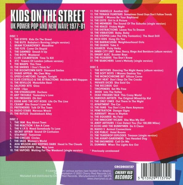 VARIOUS - Kids On The Street-UK Power Pop And New Wave  - (CD)