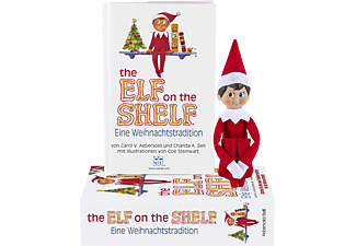 ELF ON THE SHELF The Elf on the Shelf : une tradition de Noël - garçon - Livre d'images avec figurine d'elfe (Multicolore)