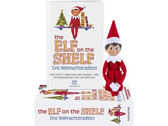 ELF ON THE SHELF The Elf on the Shelf: Eine Weihnachtstradition - Junge - Bilderbuch mit Elfenfigur (Mehrfarbig)