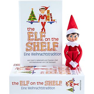 ELF ON THE SHELF The Elf on the Shelf: Eine Weihnachtstradition - Ragazza - Libro illustrato con figura elfo (Multicolore)