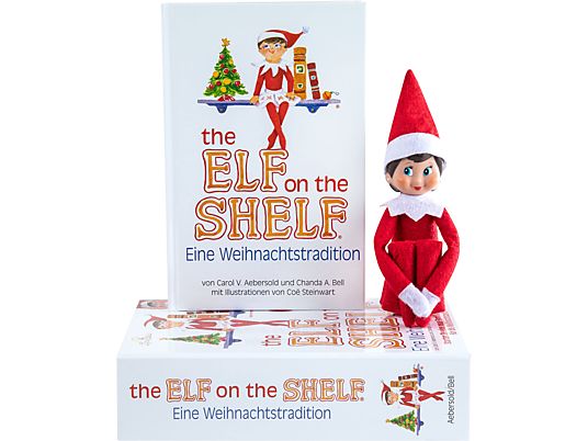 ELF ON THE SHELF The Elf on the Shelf : une tradition de Noël - Filles - Livre d'images avec figurine d'elfe (Multicolore)