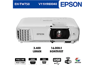 EPSON EH-TW750 3LCD Full HD 3400 Lümen Projeksiyon Cihazı