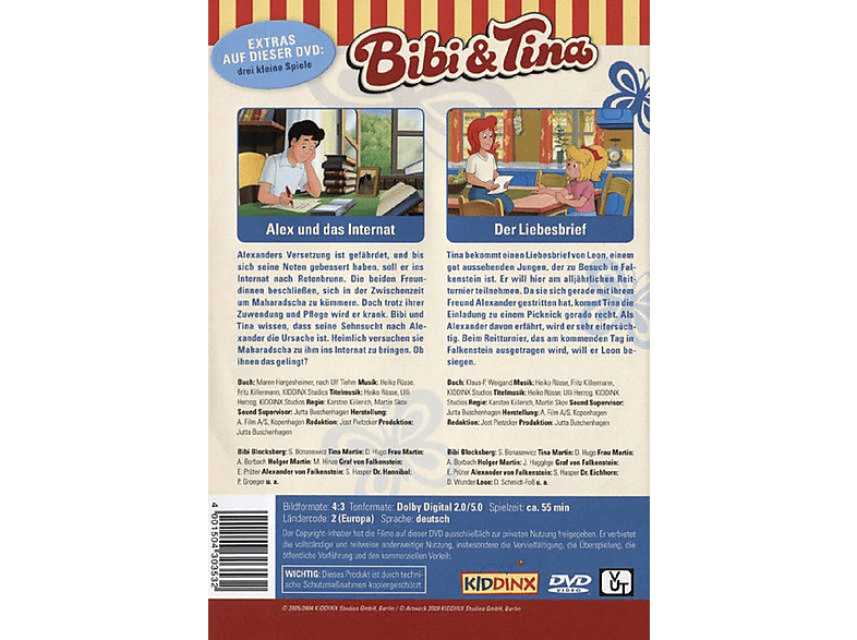 Thumbnail - Bibi und Tina: Der Liebesbrief / Alex das Internat DVD