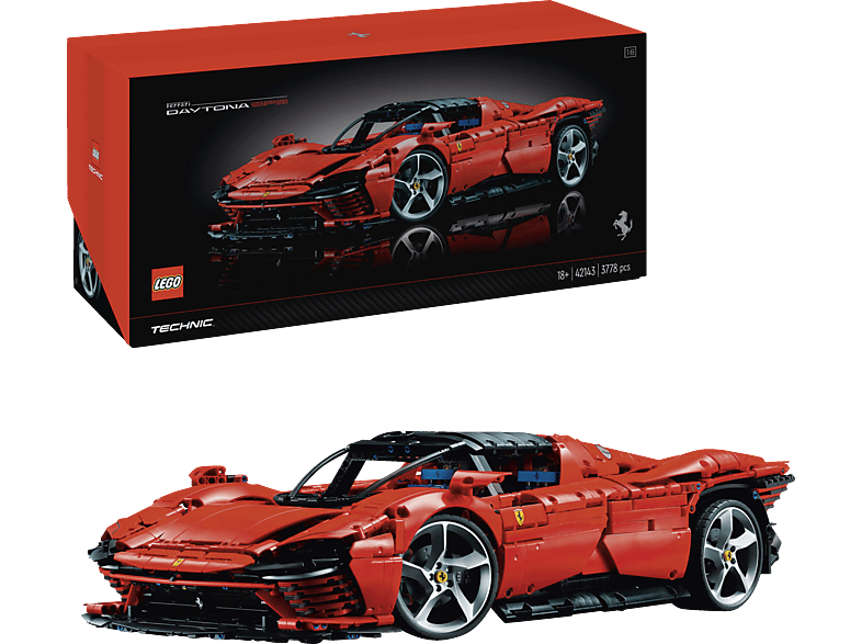 LEGO Technic 42143 Ferrari Daytona SP3 Bausatz, Mehrfarbig