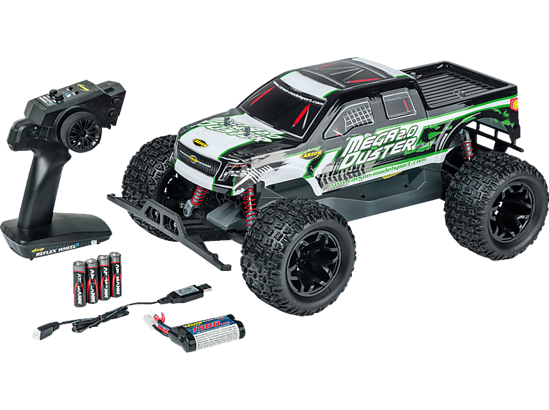 Duster 100% R/C Fahrzeug 2.0 CARSON 2.4GHz Mega Spielzeugauto, RTR, 1:10 FE Mehrfarbig