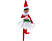 ELF ON THE SHELF The Elf on the Shelf - Elf Outfit: Candy Cane Classic Dress - Vêtements-elfes (Blanc/rouge/vert)
