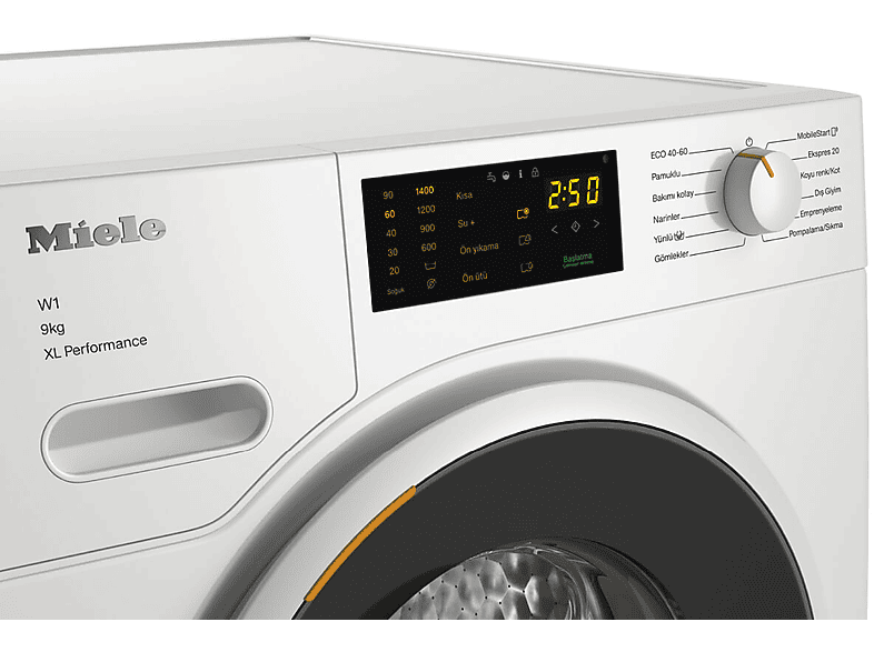 MIELE WWD164 A Enerji Sınıfı 9kg 1400 Devir XL Çamaşır Makinesi Beyaz_1