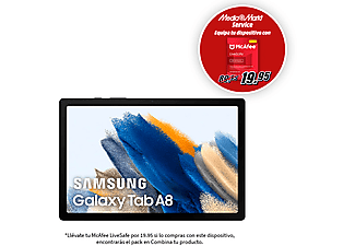 Tablet - Samsung Galaxy Tab A8, 32 GB eMMC, Gris Oscuro, WiFi, 10.5" WUXGA, 3 GB RAM, Unisoc T618, Android 11