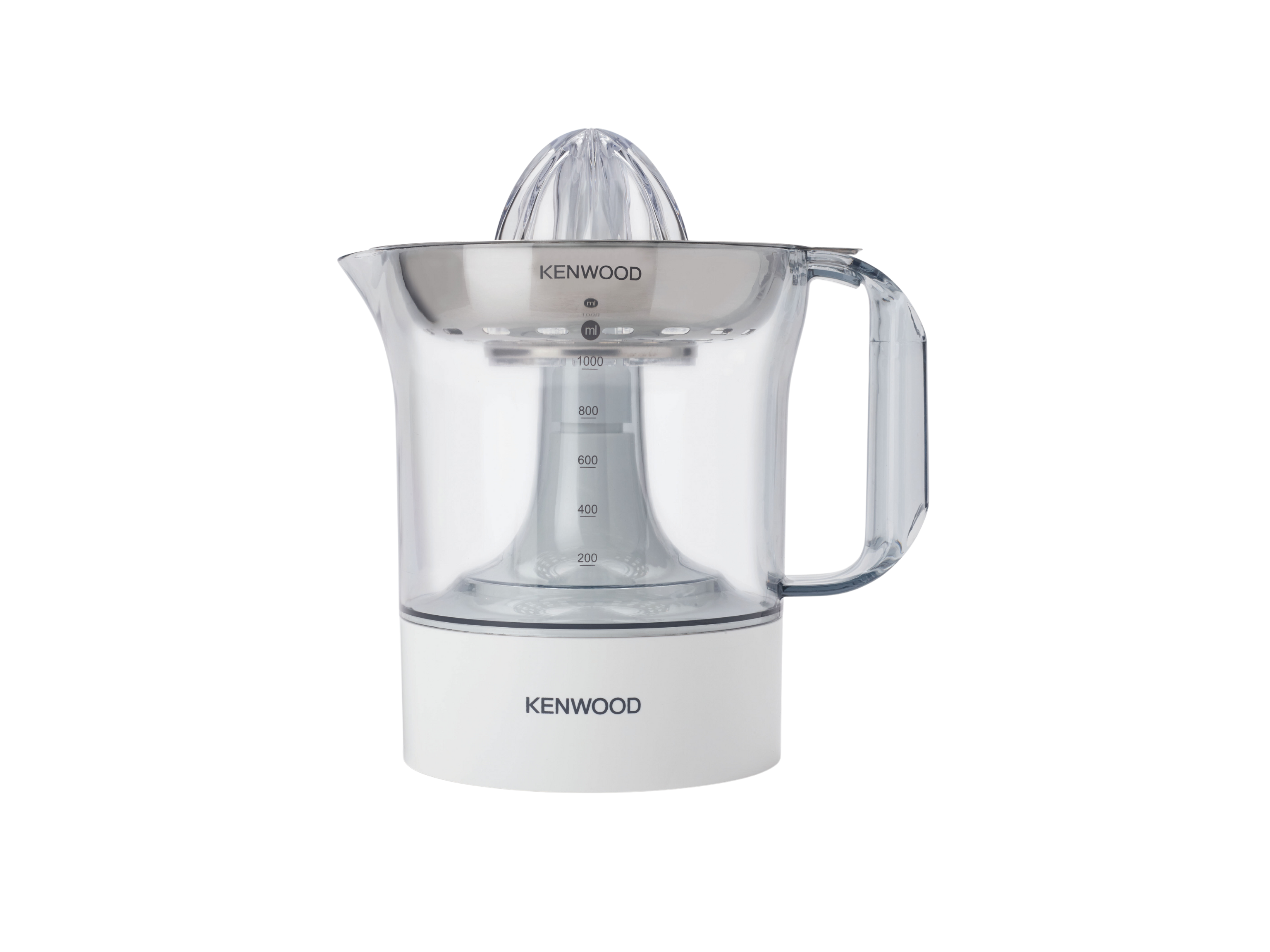 Exprimidor - Kenwood JE290A, Eléctrico, 40 W, 1 L, Blanco